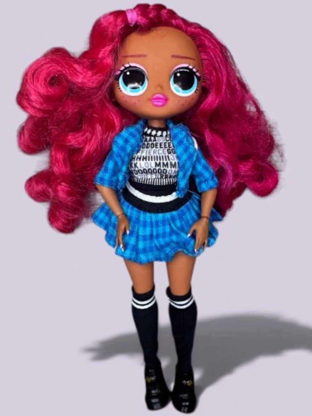 LOL Surprise OMG Class Prez Fashion Doll Doll Only Blue Plaid Outfit